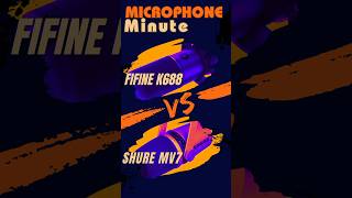 Fifine k688 vs Shure mv7 [upl. by Llehsad86]