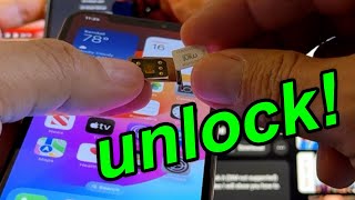 How to Unlock iPhone SIM Not Supported  MKSD Ultra Unlock Card RSIM Chip [upl. by Cristiano]