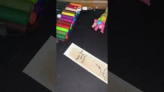 Coffee Bookmark ✨ Laxmi diy craft youtubeshorts youtube [upl. by Lynsey]