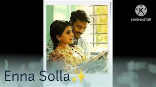 Enna solla cover song Thangamagan movie Shweta Mohan  Anirudh Ravichander DhanushSamnatha [upl. by Sivrahc]