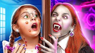 How to Become a Vampire Extreme Makeover with Gadgets [upl. by Ramsdell]