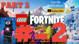 FORTNITE LEGO PART 2 GRASSLAND VILLAGE MOBILE GAMEPLAY [upl. by Esinned]