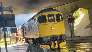 Class 47 amp class 33 in Dereham yesterday [upl. by Koosis]