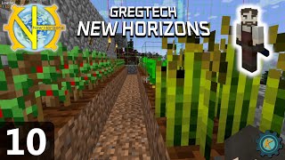 GregTech New Horizons 10  IC2 Crops Infinite Aluminum Already [upl. by Aennyl]