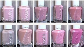 Spring Pink ESSIE shades LIVE Swatch on Real Nails🌺 [upl. by Cavanaugh]