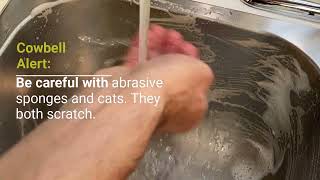 How to Clean an Airstream Stainless Steel Sink Like Bigfoot [upl. by Nnaegroeg]