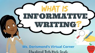 ✏️ What is Informative Writing  Informational Writing for Kids  Nonfiction Writing [upl. by Notnyw]