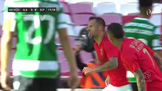 Goal  Golo Seferovic Benfica 10 Sporting Liga 2021 33 [upl. by Nirad]