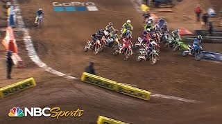 2023 Supercross EXTENDED HIGHLIGHTS Round 17 in Salt Lake City  51323  Motorsports on NBC [upl. by Boleslaw568]