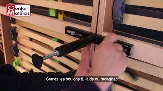 Tutoriel montage sommiers sur pieds Confort Du matelas [upl. by Cran160]