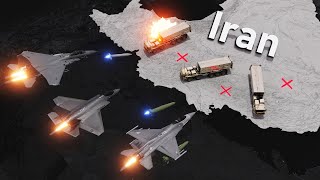 How Israel Destroyed Irans Military  3D Animation [upl. by Aker]