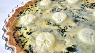 Quiche de espinacas con queso de cabra [upl. by Kassity]