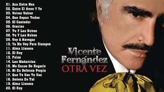 VICENTE FERNANDEZ EXITOS LAS MEJORES CANCIONES 30 GRANDES EXITOS ENGANCHADOS DE VICENTE FERNANDEZ [upl. by Anaihs539]