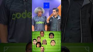 EL EQUIPO DE VALDERRAMA⚽🤯El Pibe eligió su 11 ideal repleto de estrellas⚽adnnews [upl. by Edualcnaej449]