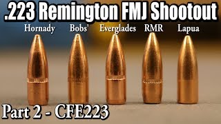 223 Remington FMJ Shootout  Part 2  CFE223 [upl. by Myrtice]