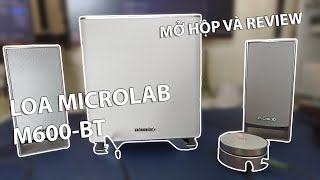 MICROLAB M600BT  Mở hộp và đánh giá bộ loa 21 có kết nối BLUETOOTH mua trên SHOPEE chính hãng [upl. by Annohsal]