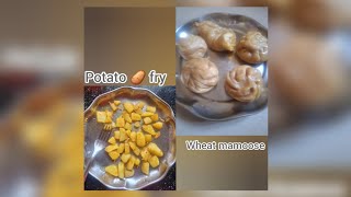 Potato fry amp Wheat mamoose for kids 😋 [upl. by Hasseman]