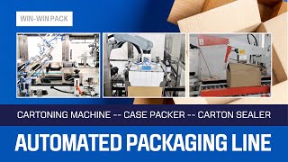 WINWIN PACK Food Automation Packaging Production LineCartoning MachineCase PackerCarton Sealer [upl. by Cela473]