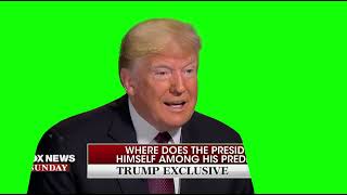 Donald Trump saying quotI would give myself an Aquot meme  Green Screen [upl. by Norty]