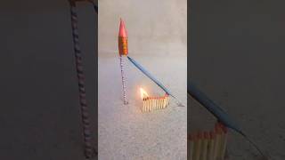 DIWALI Crackers Go BOOM in This Amazing Rocket Experimentexperiment diwali fireworks [upl. by Akelam]