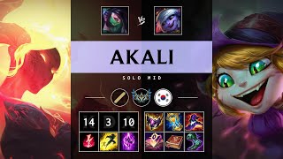 Akali Mid vs Tristana Unstoppable  KR Challenger Patch 1420 [upl. by Eigroeg]