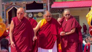 Sakya Gongma Trichen Rinpoche Visit A Bhutan  Himalayan Buddhist Monks [upl. by Azarcon]