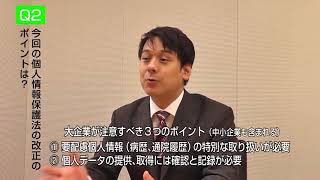 影島弁護士インタビュー① 個人情報保護法改正のポイント part1 [upl. by Angela]