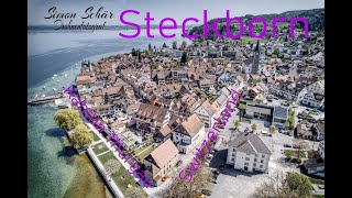 Drone view Steckborn Canton Thurgau Switzerland 4k [upl. by Mori916]