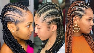 Try These 2024 Different Plaits Hairstyles  MODERN BRAIDS ARCHIVE [upl. by Bonnice677]