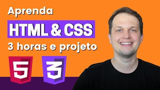 Curso de HTML e CSS com projeto  HTML e CSS para iniciantes [upl. by Nerin]