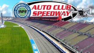 Auto Club Speedway History in Fontana Ca  Droning NASCARs 2 mile track before it was Demolished [upl. by Naot]