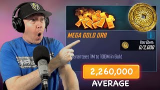 MEGA GOLD ORB OPENING  500 MONTH SUBSCRIPTIONS ON TINDER  MAREL Strike Force  MSF [upl. by Lanna]