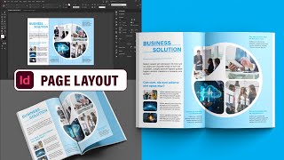 How to Page Layout Design in Adobe InDesign CC 2022  Graphic Design Tutorials [upl. by Hultgren]