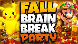 🍁 Fall Brain Break Party 🍁 Freeze Dance 🍁 Just Dance 🍁 Brain Breaks for Kids 🍁 Danny Go Noodle [upl. by Airehtfele748]