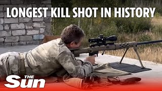 Ukraines Horizons Lord Sniper makes longest range kill shot in history [upl. by Noryak]