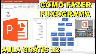 Como Criar FLuxogramas no Power Point AulaGratuita12 [upl. by Nassir718]