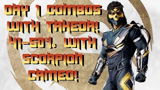 TAKEDA COMBOS ARE CRAZY FUN  MORTAL KOMBAT 1 [upl. by Ludlew]