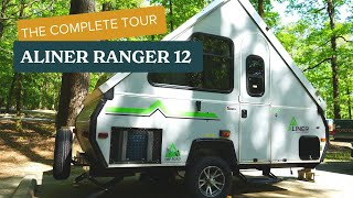 Aliner Ranger 12 Complete Tour Inside Outside and How to Tow [upl. by Ninnette]