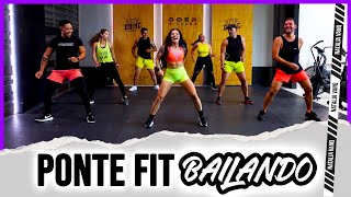 🔥BAILE FIT INTENSO en CASA 128 Quema calorías en casa Intense Zumba Dance Class  Natalia Vanq [upl. by Sicnarf562]