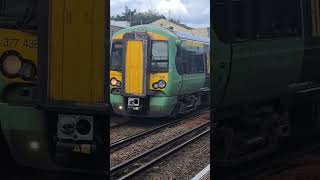 Class 377 departs Southampton Central [upl. by Hugh910]