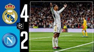 Real Madrid 42 SSC Napoli  HIGHLIGHTS  Champions League [upl. by Breanne398]