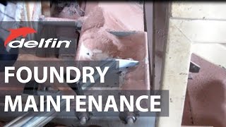 Foundry maintenance and cleaning with an Heavy Duty Industrial VAcuum Cleaner  Delfin [upl. by Aristotle]