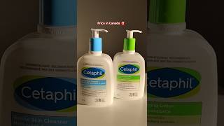 Cetaphil Cleanser amp Moisturizing Lotion Price in Canada shorts shortvideo canada america usa [upl. by Rubens]