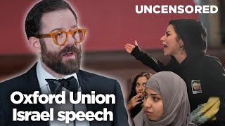 COMPLETE and UNCENSORED Jonathan Sacerdotis speech defending Israel at the Oxford Union [upl. by Azelea360]