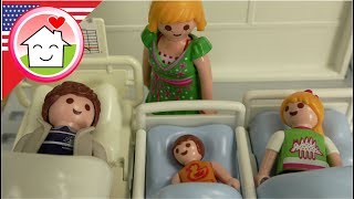 Playmobil english Mega Pack Hospital Stories with the Hauser Family [upl. by Nad]