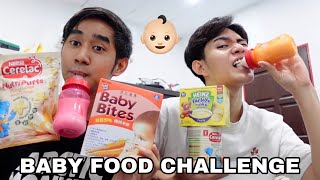 BABY FOOD CHALLENGE DENGAN AKIDDOS 👶🏻 [upl. by Amaso662]