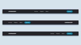 Navbar CSS Tutorial 3 Ways to Create a Navigation Bar with Flexbox [upl. by Aneg]