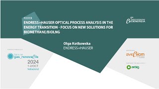 EndressHauser Optical Process Analysis in the Energy Transition  BiomethaneBioLNG CIB24 [upl. by Nemhauser]