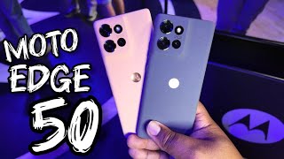 Motorola Moto Edge 50  Quick HandsOn First Impressions [upl. by Kong]