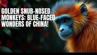 Golden Snub Nosed Monkeys Blue Faced Wonders of China [upl. by Doomham]